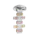 Sistema de fechadura para gaveteiro lateral com acessórios + barra 1.000 mm para 5 gaveteiros