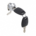 Fechadura para móvel em aço com lingueta