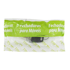 Fechadura para móvel em aço com lingueta