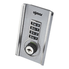 Fechadura para Móveis Segredo e Chave Cromado Ojmar