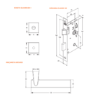 Fechadura Para Porta De Banheiro Broca 40 Mm Stam Dourada Dou