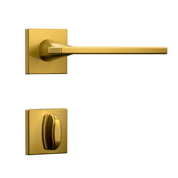 Fechadura Para Porta De Banheiro Broca 40 Mm Stam Dourada Dou