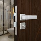 Fechadura Para Porta De Banheiro Com Roseta Capri 40mm Mgm Al