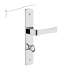 Fechadura Para Porta De Banheiro Moderna Cromado