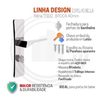 Fechadura Para Porta De Bater De Banheiro