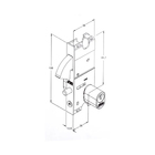 Fechadura Para Porta De Correr Cil Oval Stam 2003