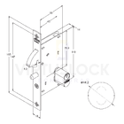 Fechadura Para Porta De Correr Externa 950 Stam