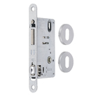 Fechadura para Porta de Entrada 55mm com Roseta Simples Acetinado G10 Ca Ros Imab