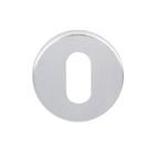 Fechadura para Porta de Entrada 55mm com Roseta Simples Acetinado G10 Ca Ros Imab