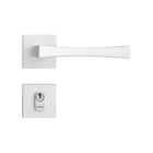 Fechadura com Roseta para Porta de Entrada 55mm Acetinado Simples Vivaldi Pado