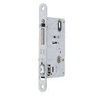 Fechadura para Porta de Entrada 55mm com Roseta Simples Latão Acetinado G10 Ca Ros Imab