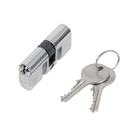 Fechadura para Porta de Entrada 55mm com Roseta Simples Latão Acetinado G10 Ca Ros Imab