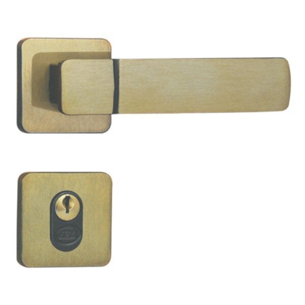 Fechadura Para Porta De Entrada Externa Com Roseta Capri 40mm