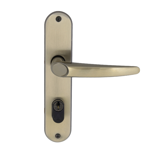 Fechadura para Porta de Entrada Latonado Simples 40mm Joy F-2600/46 Aliança