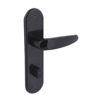 Fechadura para Porta de Entrada Preto 55mm Comum Espelho Polo Arouca