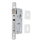 Fechadura para Porta de Entrada Branco 55mm Comum Roseta Sara Pado