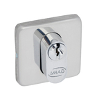 Fechadura para Porta de Entrada Simples Zamac Cromado 40mm Imab