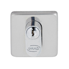 Fechadura para Porta de Entrada Simples Zamac Cromado 40mm Imab