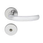 Fechadura para Porta de Externa e Interna com Roseta 40mm Tetra Cromado Pado