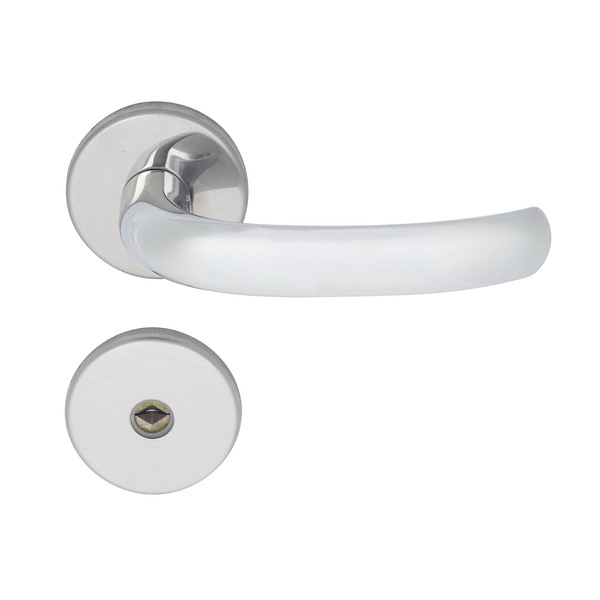 Fechadura para Porta de Externa e Interna com Roseta 40mm Tetra Cromado Pado