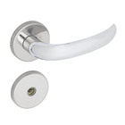 Fechadura para Porta de Externa e Interna com Roseta 40mm Tetra Cromado Pado