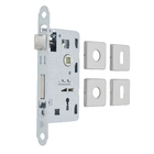 Fechadura para Porta de Quarto Simples Zamac Cromado 40mm Imab