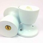 Fechadura Para Porta Divisória Tubular Gold - Branca