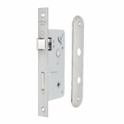 Fechadura para Porta do Banheiro Cromado 40mm Simples com Espelho Pado