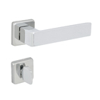 Fechadura para Porta do Banheiro Simples Zamac Cromado 40mm Imab