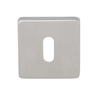 Fechadura para Porta do Quarto 55mm com Roseta Simples Acetinado Metro LGH Imab