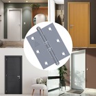 Fechadura Para Porta Interna Aço Inox Polido Cromado + Dobrad