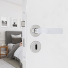 Fechadura para Porta Interna Cromado 40mm Comum com Roseta Idea Arouca