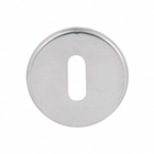 Fechadura para Porta Interna Cromado 40mm Comum com Roseta Landau Arouca