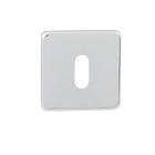 Fechadura para Porta Interna Cromado 55mm Simples com Roseta Bruma Imab