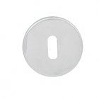 Fechadura para Porta Interna Cromado 55mm Comum com Roseta Elle Arouca