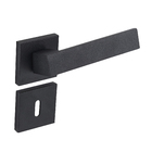 Fechadura para Porta Interna Preto 55mm Comum Roseta Beethoven Pado