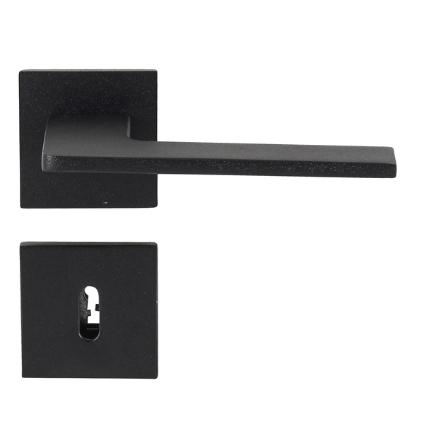 Fechadura para Porta Interna Preto 55mm Comum Roseta Sara Pado