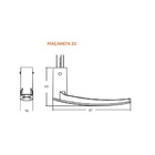 Fechadura Para Porta Quarto Stam Interna 813/33 Antique Envel