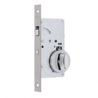 Fechadura para Porta Simples Escovada Prata 45mm 6545/084 Arouca