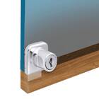 Fechadura para porta de vidro