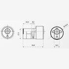 Fechadura Para Portao F1500 Tetra Prata Alianca