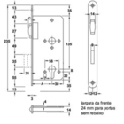 Fechadura Para Portas Vai E Vem