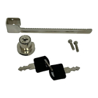 Fechadura Para Vitrine Aço Fgvtn