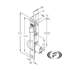 Fechadura Perfil 401/07 11mm Stam
