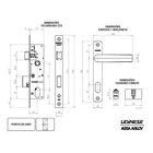 Fechadura Perfil  323 M840/65 Udinese