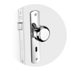 Fechadura Pietra Bola Int. Cromado Esp43 (40x53) - Soprano