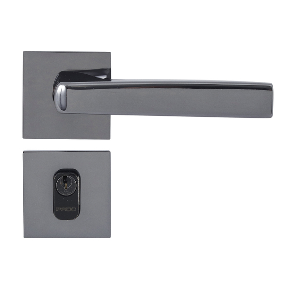 Fechadura com Roseta Polida para Porta de Entrada 55mm Simples Acqua Star Pado