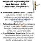 Fechadura Pop Line Banheiro Antique Brass 03003.0811.15