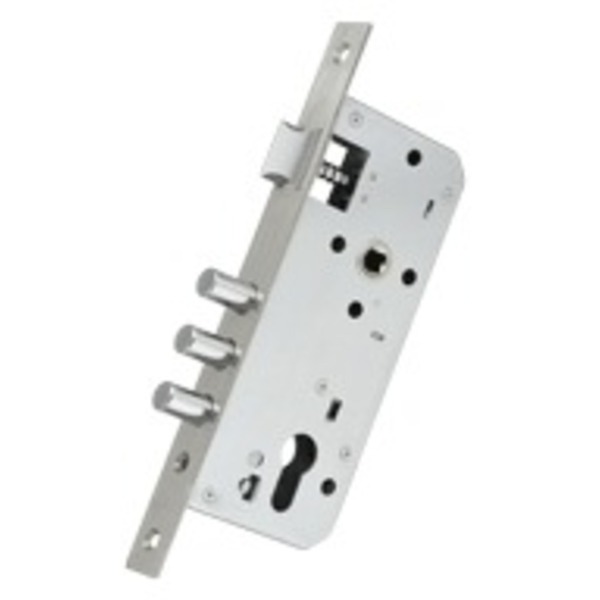 Fechadura Porta 03 Pinos Chave Multiponto C/ Maçaneta -titan