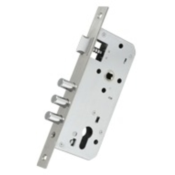 Fechadura Porta 3 Pinos Chave Multiponto Com Maçaneta- Titan